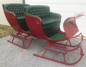 2 seated sleigh
